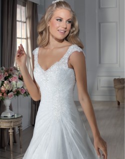 Vestido de Noiva Nova Noiva By Ivana Beaumond JR 42