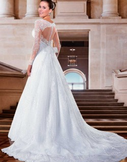 vestido de noiva modelo versalhes  1ch193