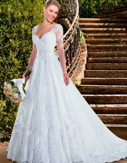 vestido de noiva modelo versalhes 2ch61