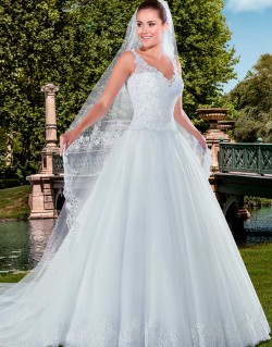 vestido de noiva modelo versalhes 2ch93