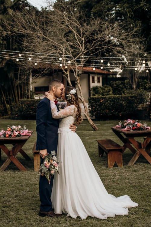 vestido de noiva casamento na roça