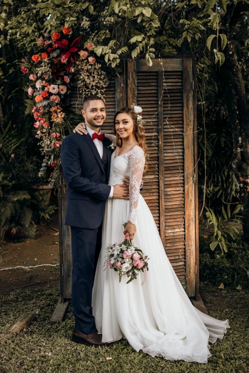 vestido de noiva casamento na roça